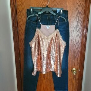 NWOT/ Nine West Sequin Top